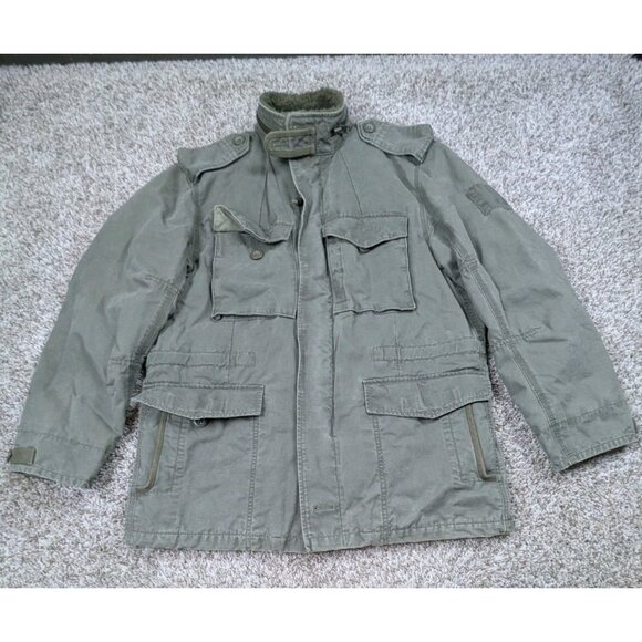 Gap Jacket Flyers Alpine Standard Issue Men's Large Army Green Military Insulate